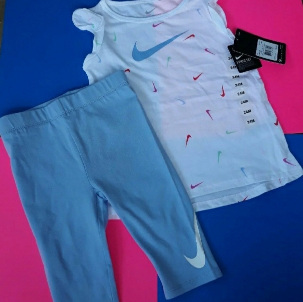 Nike shirt and capris 12 months